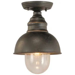 Parkway Small Classic Dome Outdoor Under Eave - Antique Bronze by Lighting Inspirations, a Lighting for sale on Style Sourcebook