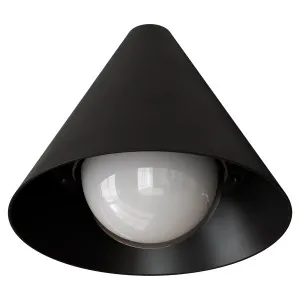 Calibo Becard Minimalist Cone Outdoor Wall Light - Black by Calibo, a Wall Lighting for sale on Style Sourcebook