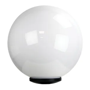 Oriel Lighting Galactic 500mm Opal Acrylic Garden Post Light with Pole - White by Oriel Lighting, a Lighting for sale on Style Sourcebook
