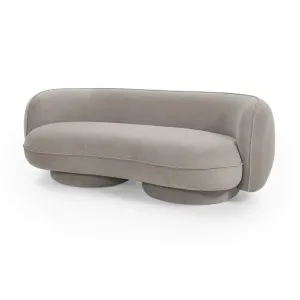Torven 3 Seater Performance Velvet Sofa in Warm Beige by Luxo Furniture, a Sofas for sale on Style Sourcebook