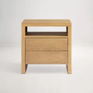 Bronte Bedside Table, Oak, by Lounge Lovers by Lounge Lovers, a Bedside Tables for sale on Style Sourcebook