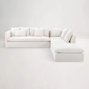 Santa Monica Right Corner Sofa, Florence Natural, by Lounge Lovers by Lounge Lovers, a Sofas for sale on Style Sourcebook