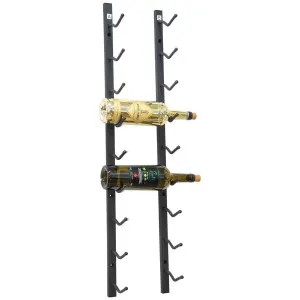 KingsBottle 9 Bottle C-Type Label Display Wall Mounted Metal Wine Rack WMRC-01D09B by KingsBottle, a Refrigerators, Freezers for sale on Style Sourcebook