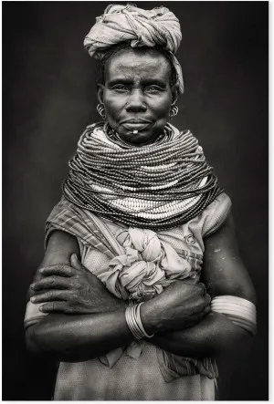 Nyangatom Woman, by Svetlin Yosifov by Gioia Wall Art, a Prints for sale on Style Sourcebook