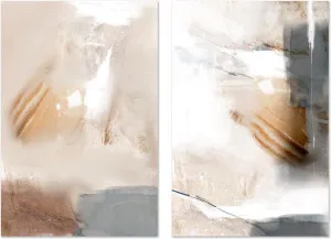 Beige Fondness, Style A & B, Set of 2 by Gioia Wall Art, a Prints for sale on Style Sourcebook