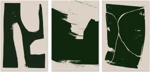 Rough Strokes, Style A, B & C, Set Of 3 by Gioia Wall Art, a Prints for sale on Style Sourcebook