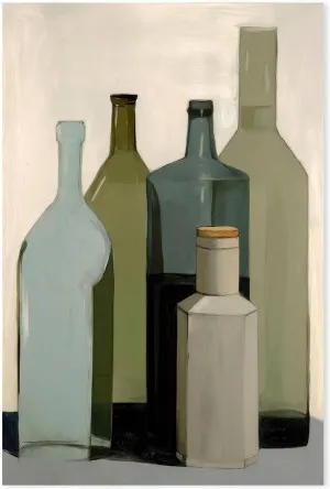 Green Bottles by Gioia Wall Art, a Prints for sale on Style Sourcebook