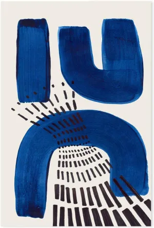 Blue Horse Shoe by Gioia Wall Art, a Prints for sale on Style Sourcebook