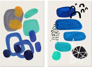 Raindrops And Waterfalls, Set Of 2 by Gioia Wall Art, a Prints for sale on Style Sourcebook