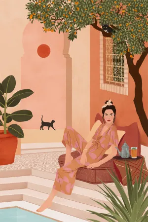 Under The Orange Tree by Gioia Wall Art, a Prints for sale on Style Sourcebook