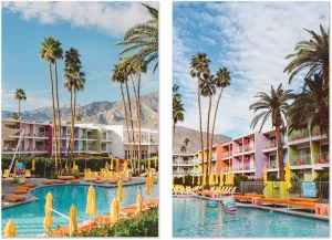 Palm Springs Saguaro & Palm Springs Pool Day VII, Set Of 2 by Gioia Wall Art, a Prints for sale on Style Sourcebook