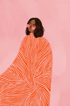 The Woman With The Swirls by Gioia Wall Art, a Prints for sale on Style Sourcebook