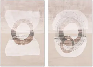 Primitive Abstract, Style E & F, Set of 2 by Gioia Wall Art, a Prints for sale on Style Sourcebook