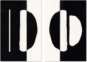 Simplistic Noir, Style A & B, Set of 2 by Gioia Wall Art, a Prints for sale on Style Sourcebook