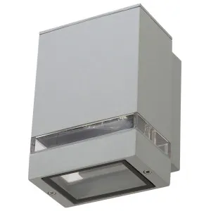 Fiorentino Derico Aluminium Outdoor Wall Light - Silver by Fiorentino, a Wall Lighting for sale on Style Sourcebook