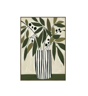 Olive & Form Wall Art Canvas 80cm x 120cm by Luxe Mirrors, a Prints for sale on Style Sourcebook