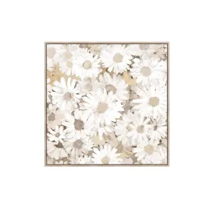 Muted Florals Wall Art Canvas 80cm x 80cm by Luxe Mirrors, a Prints for sale on Style Sourcebook