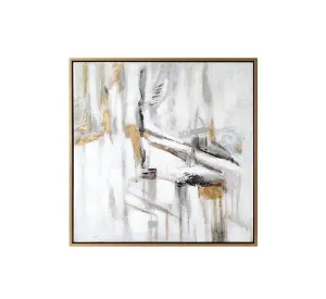 Whispers of Gold II Wall Art Canvas 105cm x 105cm by Luxe Mirrors, a Prints for sale on Style Sourcebook