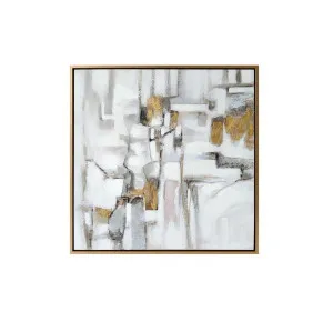 Whispers of Gold I Wall Art Canvas 105cm x 105cm by Luxe Mirrors, a Prints for sale on Style Sourcebook