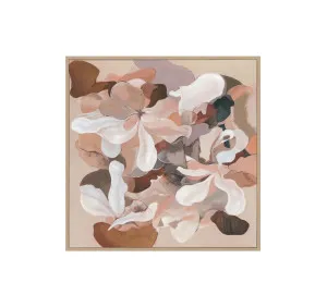 Hand-Painted Petals in Motion II Wall Art Canvas 100cm x 100cm by Luxe Mirrors, a Prints for sale on Style Sourcebook