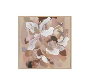 Hand-Painted Petals in Motion I Wall Art Canvas 100cm x 100cm by Luxe Mirrors, a Prints for sale on Style Sourcebook
