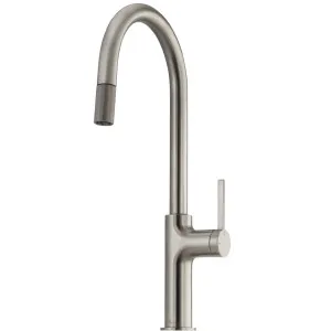 VT2400-BN Vilo Goose Neck P'Out Mixer BN by Vilo, a Kitchen Taps & Mixers for sale on Style Sourcebook