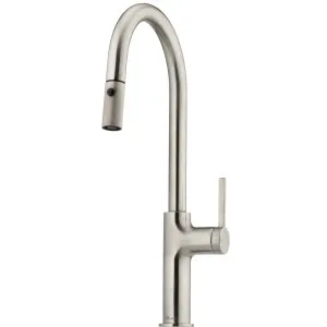VT2425-BN Vilo G'Neck PO Spray Mixer BN by Vilo, a Kitchen Taps & Mixers for sale on Style Sourcebook