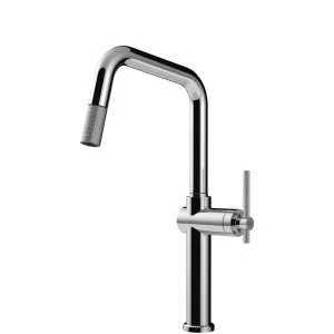 60652#031 Gessi Habito Square PullOut CR by Habito, a Kitchen Taps & Mixers for sale on Style Sourcebook