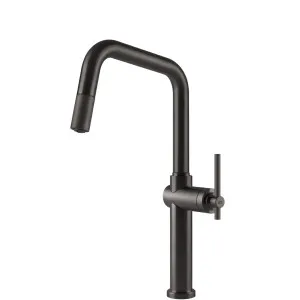 60652#707 Gessi Habito Square PullOut BK by Habito, a Kitchen Taps & Mixers for sale on Style Sourcebook