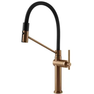 60664#726 Gessi Habito SQ Flexi Hose BZ by Habito, a Kitchen Taps & Mixers for sale on Style Sourcebook