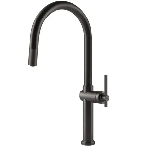 60672#707 Gessi Habito G'Neck PullOut BK by Habito, a Kitchen Taps & Mixers for sale on Style Sourcebook