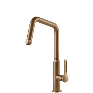 60051#726 Gessi Officine SquareSwivel BZ by Officine, a Kitchen Taps & Mixers for sale on Style Sourcebook
