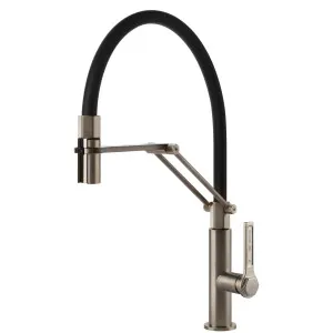 60055#149 Gessi Officine GN Flexi Hos BN by Officine, a Kitchen Taps & Mixers for sale on Style Sourcebook