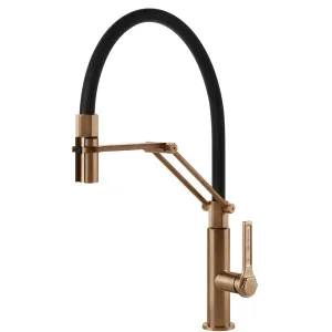 60055#726 Gessi Officine GN Flexi Hos BZ by Officine, a Kitchen Taps & Mixers for sale on Style Sourcebook