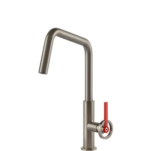 60201#149 Gessi Officine V SQ Swivel BN by Officine V, a Kitchen Taps & Mixers for sale on Style Sourcebook