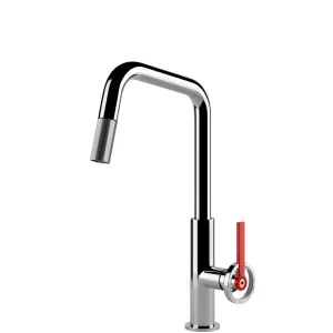 60203#031 Gessi Officine V SQ PullOut CR by Officine V, a Kitchen Taps & Mixers for sale on Style Sourcebook
