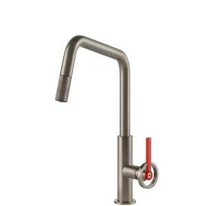 60203#149 Gessi Officine V SQ PullOut BN by Officine V, a Kitchen Taps & Mixers for sale on Style Sourcebook