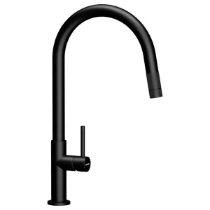 Abey Schock Talia Pull Out Kitchen Mixer Tap with Jet Spray Black 536120B by Abey, a Kitchen Taps & Mixers for sale on Style Sourcebook