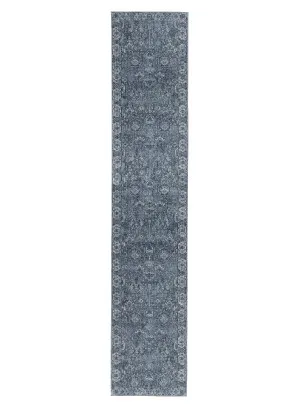 Alexis Tonal Distressed Blue Runner Rug by Miss Amara, a Persian Rugs for sale on Style Sourcebook