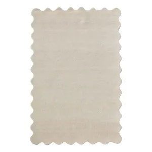 Scalloped Rug 240x340cm in White by OZ Design, a Contemporary Rugs for sale on Style Sourcebook
