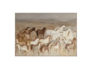 Herd in Motion Wall Art Canvas 80cm x 120cm by Luxe Mirrors, a Prints for sale on Style Sourcebook