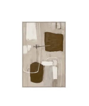 Soft Geometry Wall Art Canvas 80cm x 120cm by Luxe Mirrors, a Prints for sale on Style Sourcebook
