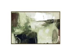 Green Field Composition Wall Art Canvas 80cm x 120cm by Luxe Mirrors, a Prints for sale on Style Sourcebook