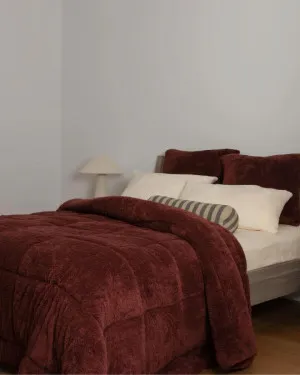 Hot Chocolate Snuggle Fleece Comforter Set by null, a Quilts & Bedspreads for sale on Style Sourcebook