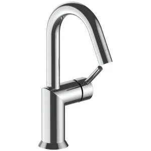Fantini Nostromo Gooseneck Basin Mixer - Chrome 42021804WFZ by Fantini, a Kitchen Taps & Mixers for sale on Style Sourcebook