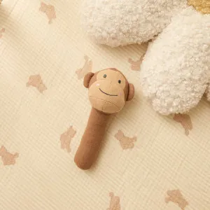 Soft Cotton Monkey Rattle - Brown - Mocka by Mocka., a Cots & Bassinets for sale on Style Sourcebook