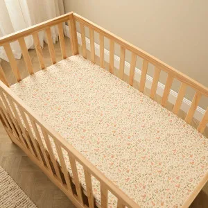 Organic Cotton Cot Sheet  - Bush Walk - Mocka by Mocka., a Kids Play Furniture for sale on Style Sourcebook