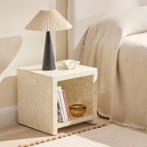 Muse Callia Rectangle Side Table Natural by Muse, a Side Table for sale on Style Sourcebook