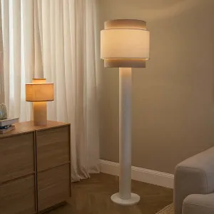 Betty Boucle Floor Lamp - White - Mocka by Mocka., a Lamps for sale on Style Sourcebook