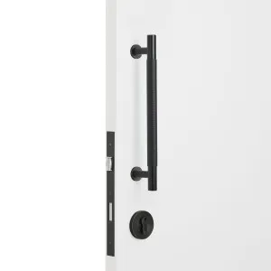 Matt Black Roller Lock Kit - Charmian Pull by Manovella, a Door Hardware for sale on Style Sourcebook
